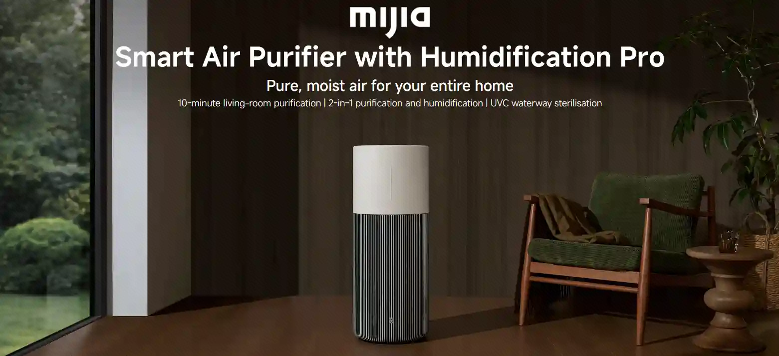 معرفی دستگاه تصفیه هوا و رطوبتساز شیائومی Mijia Smart Air Purifier with Humidification Pro معرفی دستگاه تصفیه هوا و رطوبتساز شیائومی Mijia Smart Air Purifier with Humidification Pro