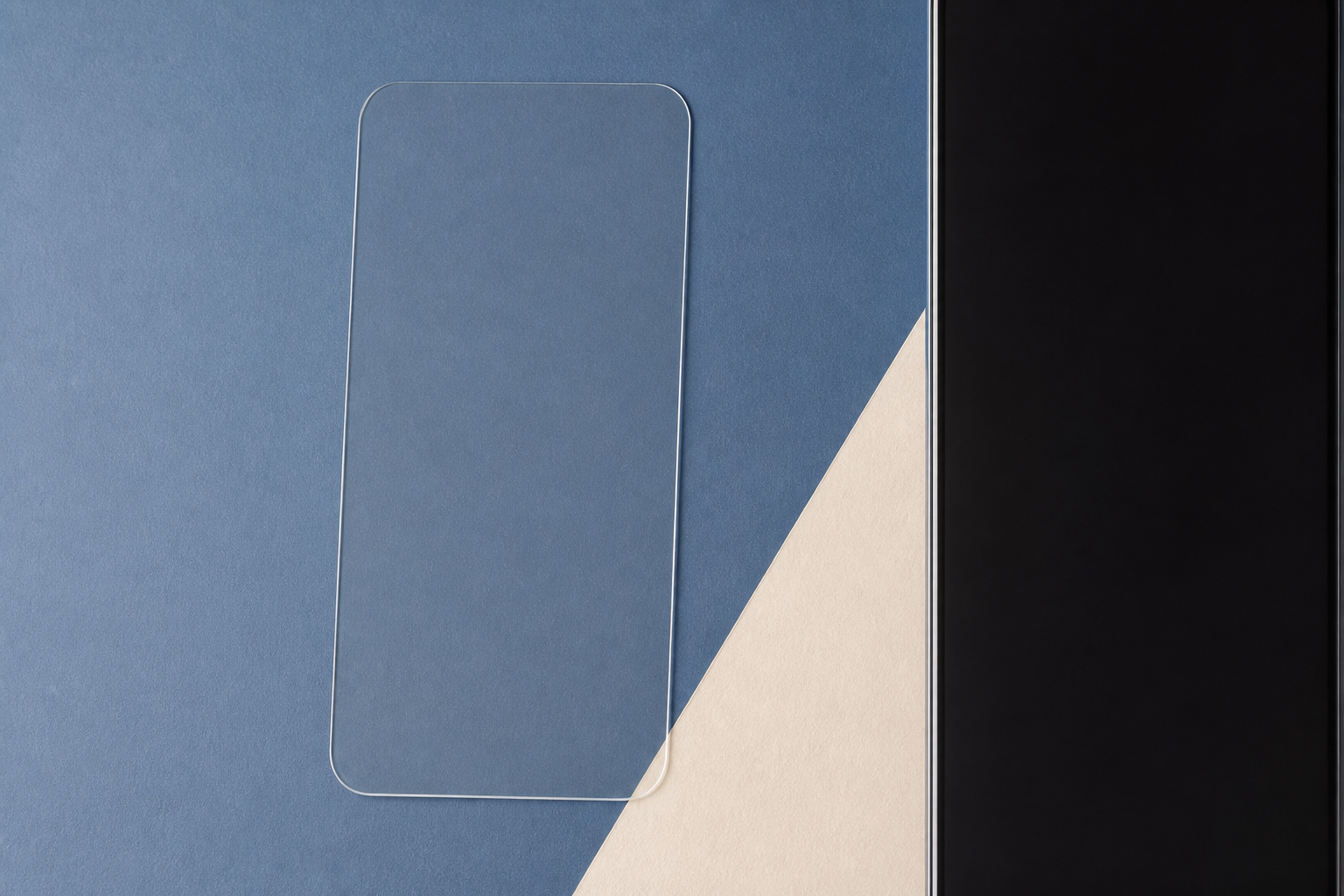 نمای آموزشی یک گلس شفاف Horo جدا از بخش میانی گوشی برای تشخیص Xiaomi 12T
