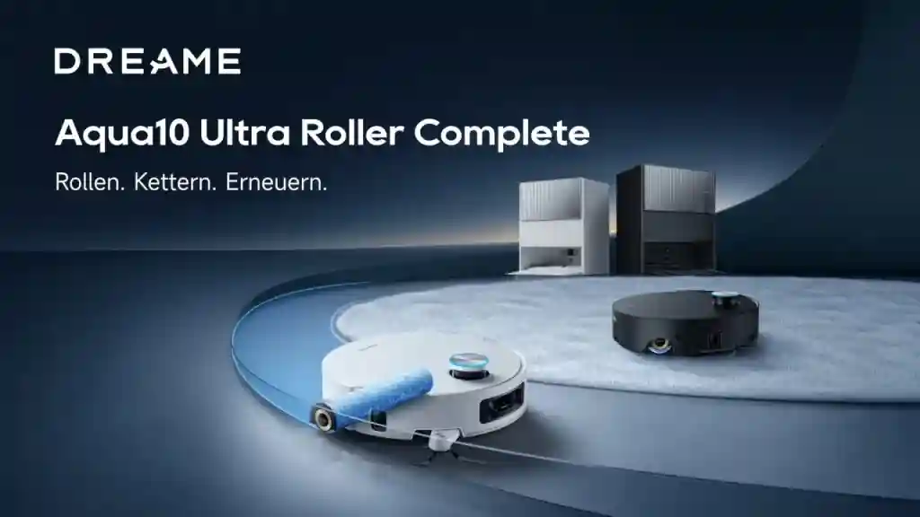 جارو رباتیک شیائومی مدل Dreame Aqua10 Ultra Roller Complete - تصویر توضیحات 1