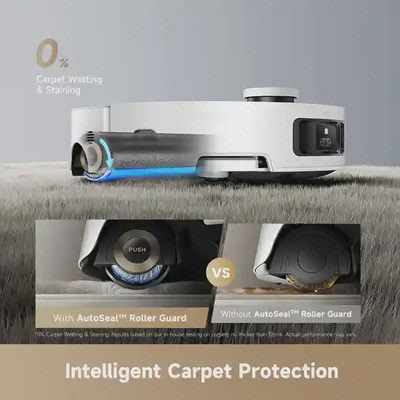 محافظت هوشمند فرش دریم Aqua10 Ultra Roller محافظ رولر AutoSeal جارو Dreame Aqua10 Ultra برای جلوگیری از خیسشدن فرش
