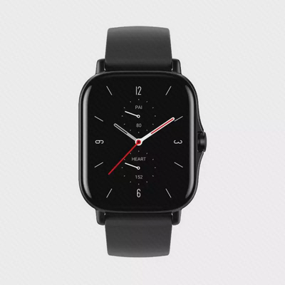 ساعت هوشمند شیائومی Amazfit GTS 2E مشکی با صفحه عقربه‌ای