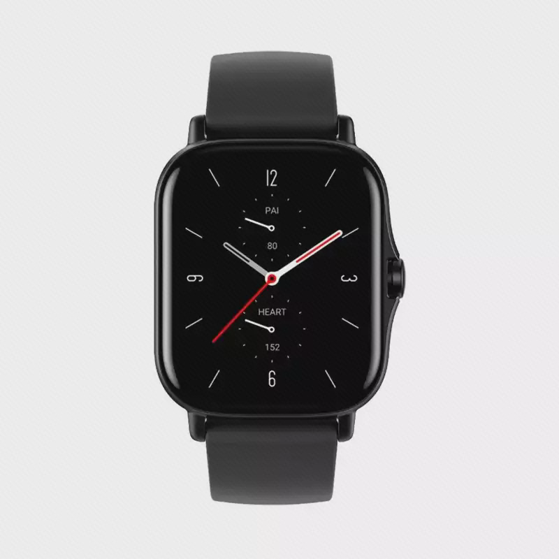 ساعت هوشمند شیائومی Amazfit GTS 2E مشکی با صفحه عقربه‌ای