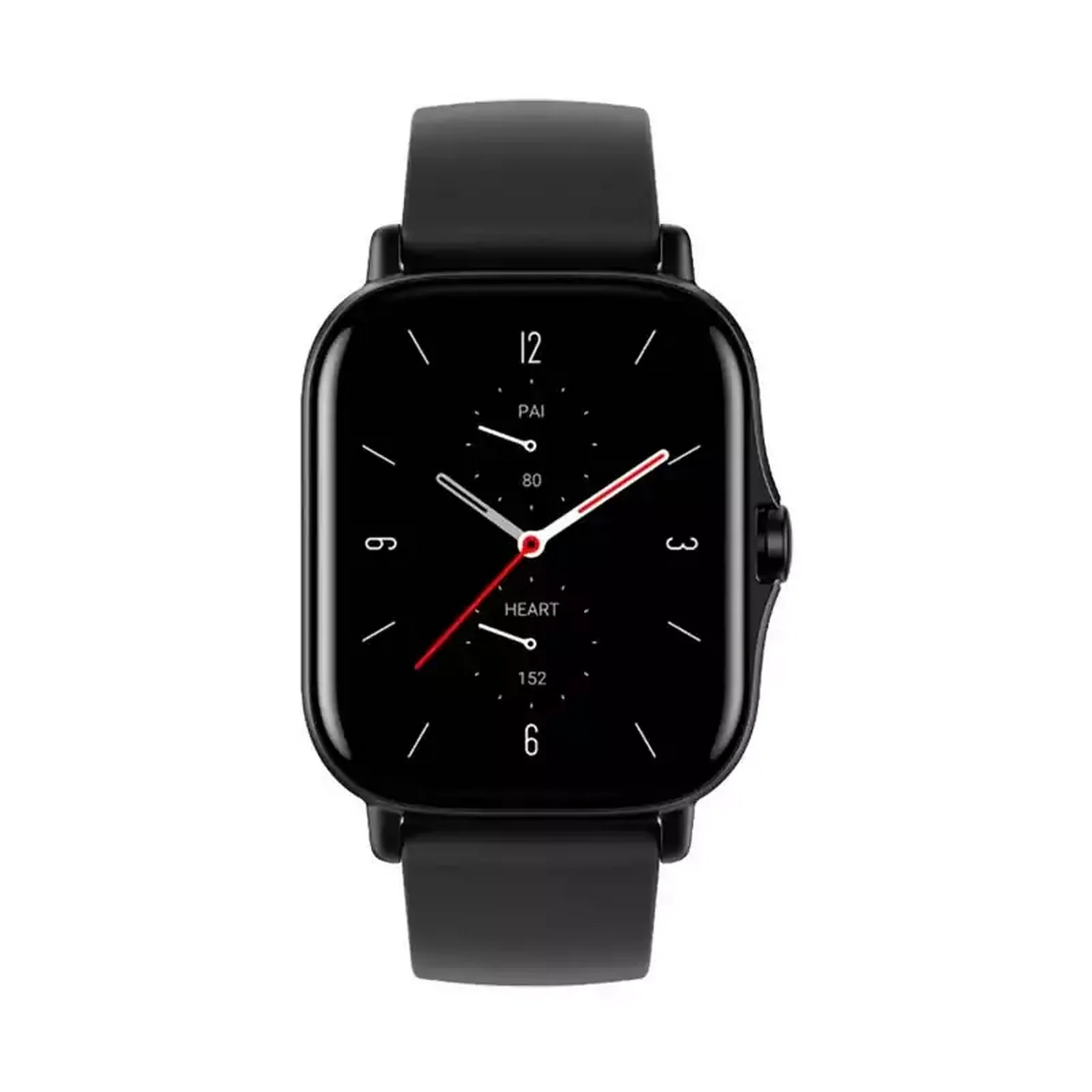 نمای روبهروی Amazfit GTS 2E مشکی ساعت هوشمند شیائومی Amazfit GTS 2E مشکی با صفحه عقربهای