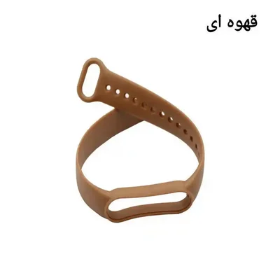بند قهوه‌ای مچ‌بند شیائومی Mi Band 6 با انتهای باز