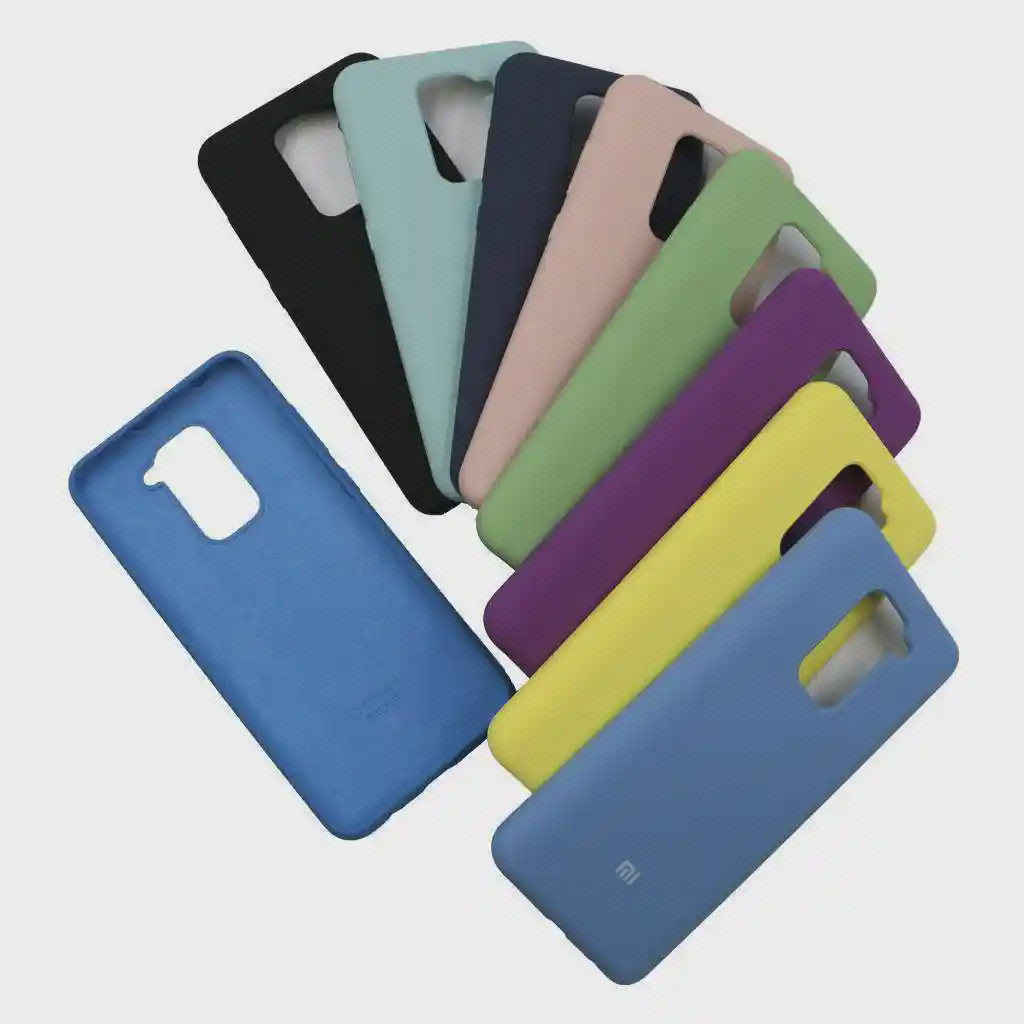 نمای رنگبندی کاور Redmi Note 9 مجموعه کاور سیلیکونی شیائومی Redmi Note 9 در هشت رنگ