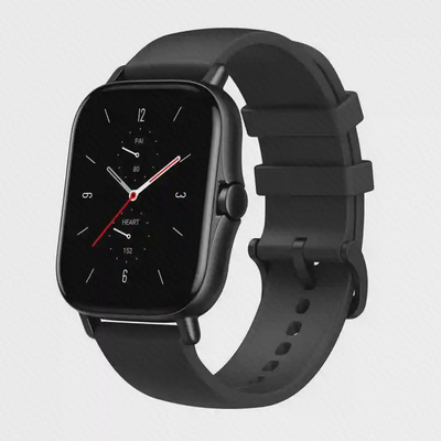 ساعت هوشمند Amazfit GTS 2 مشکی با صفحه مستطیلی