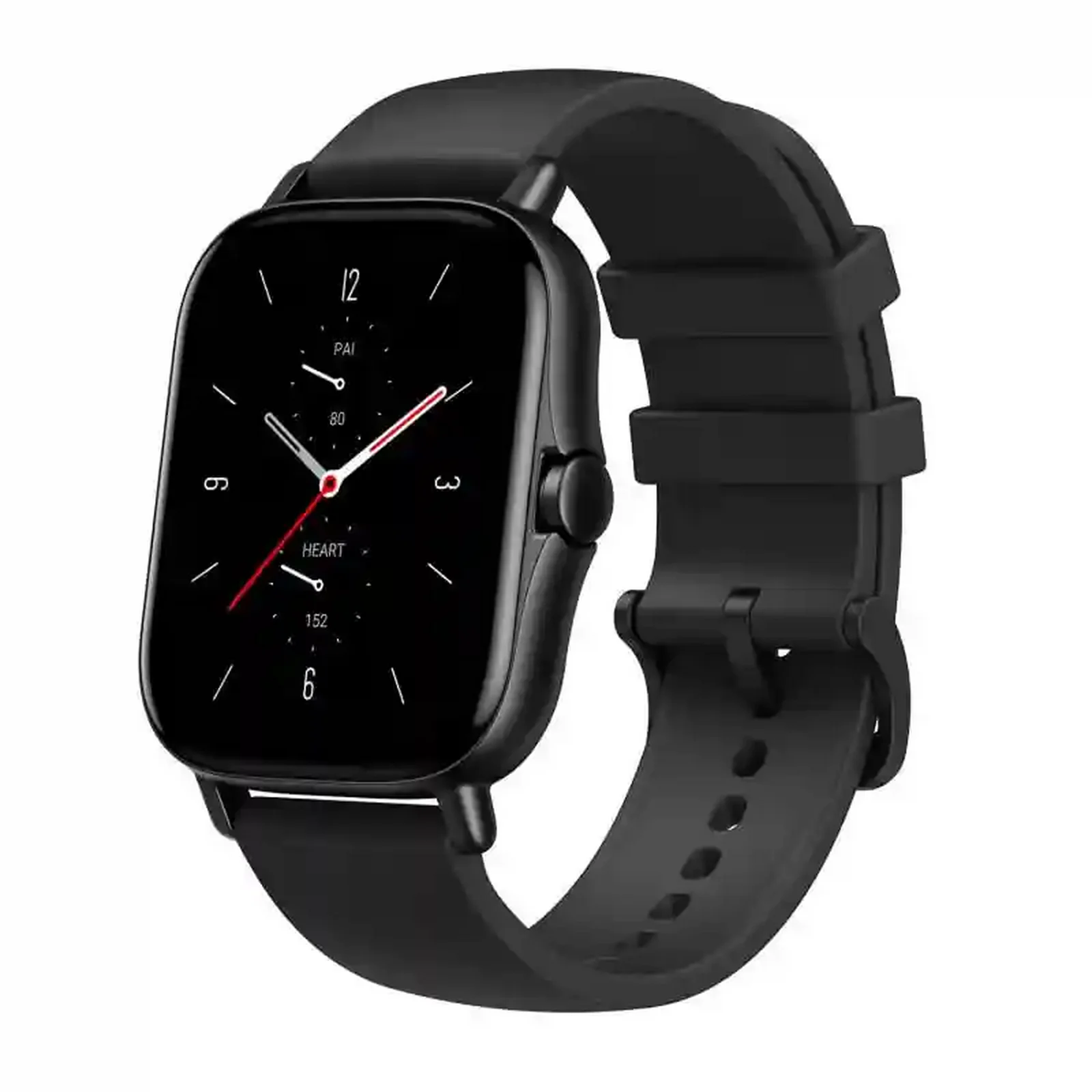 نمای سهربع ساعت مشکی Amazfit GTS 2 ساعت هوشمند Amazfit GTS 2 مشکی با صفحه مستطیلی