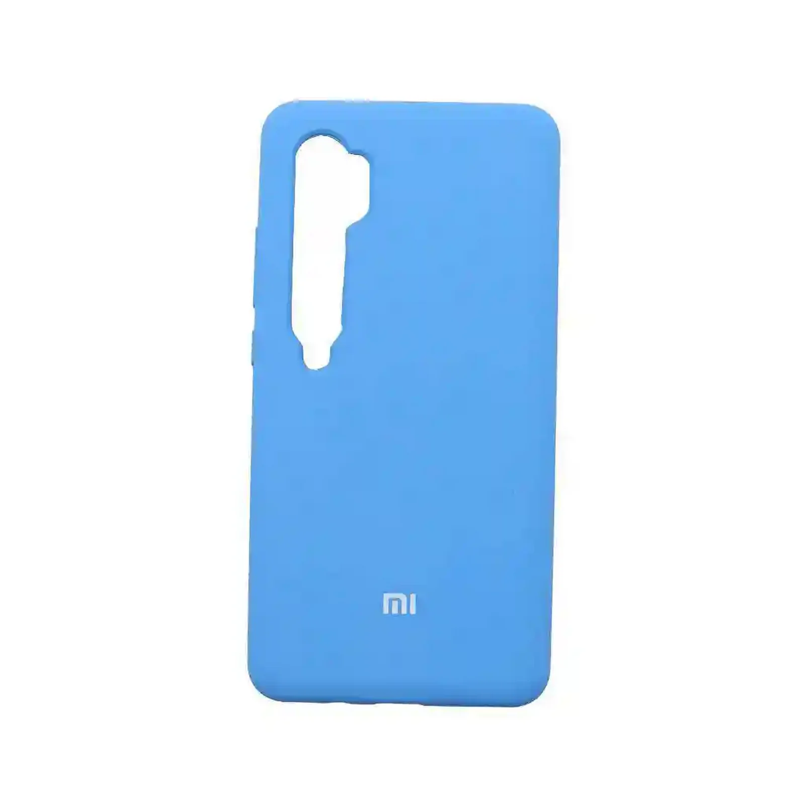 کاور سیلیکونی آبی شیائومی Mi Note 10 با لوگوی Mi