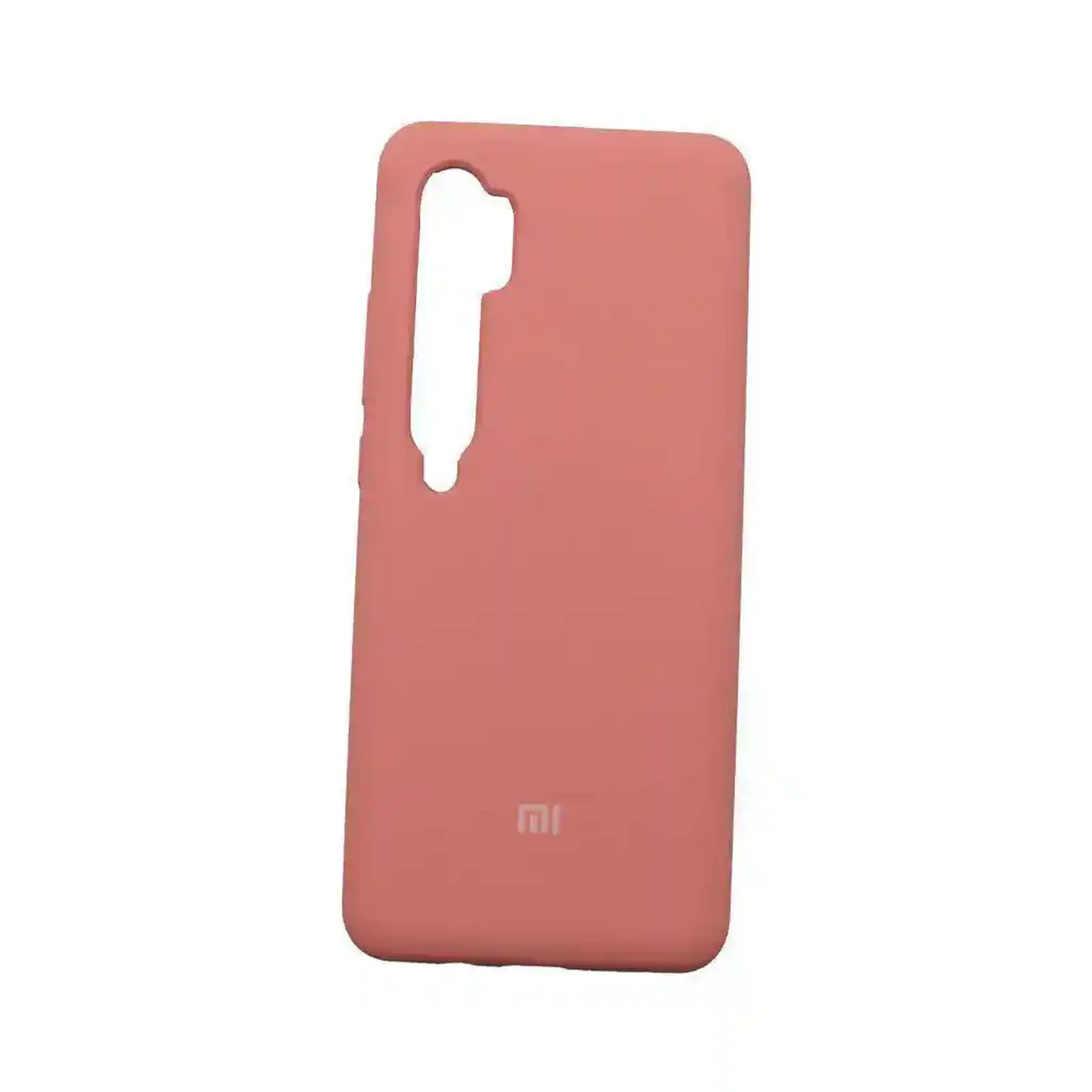 کاور سیلیکونی صورتی مرجانی شیائومی Mi Note 10 Pro