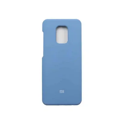 کاور سیلیکونی آبی شیائومی Redmi Note 9 Pro با لوگوی Mi