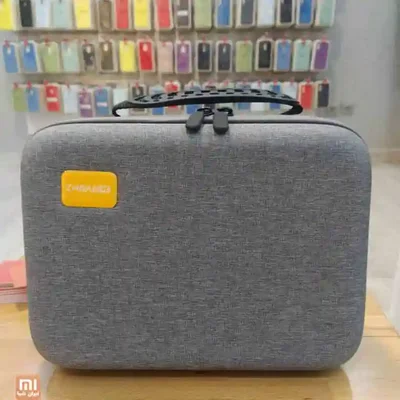نمای کیف نگهداری ماساژور J650 کیف حمل خاکستری ماساژور تفنگی J650