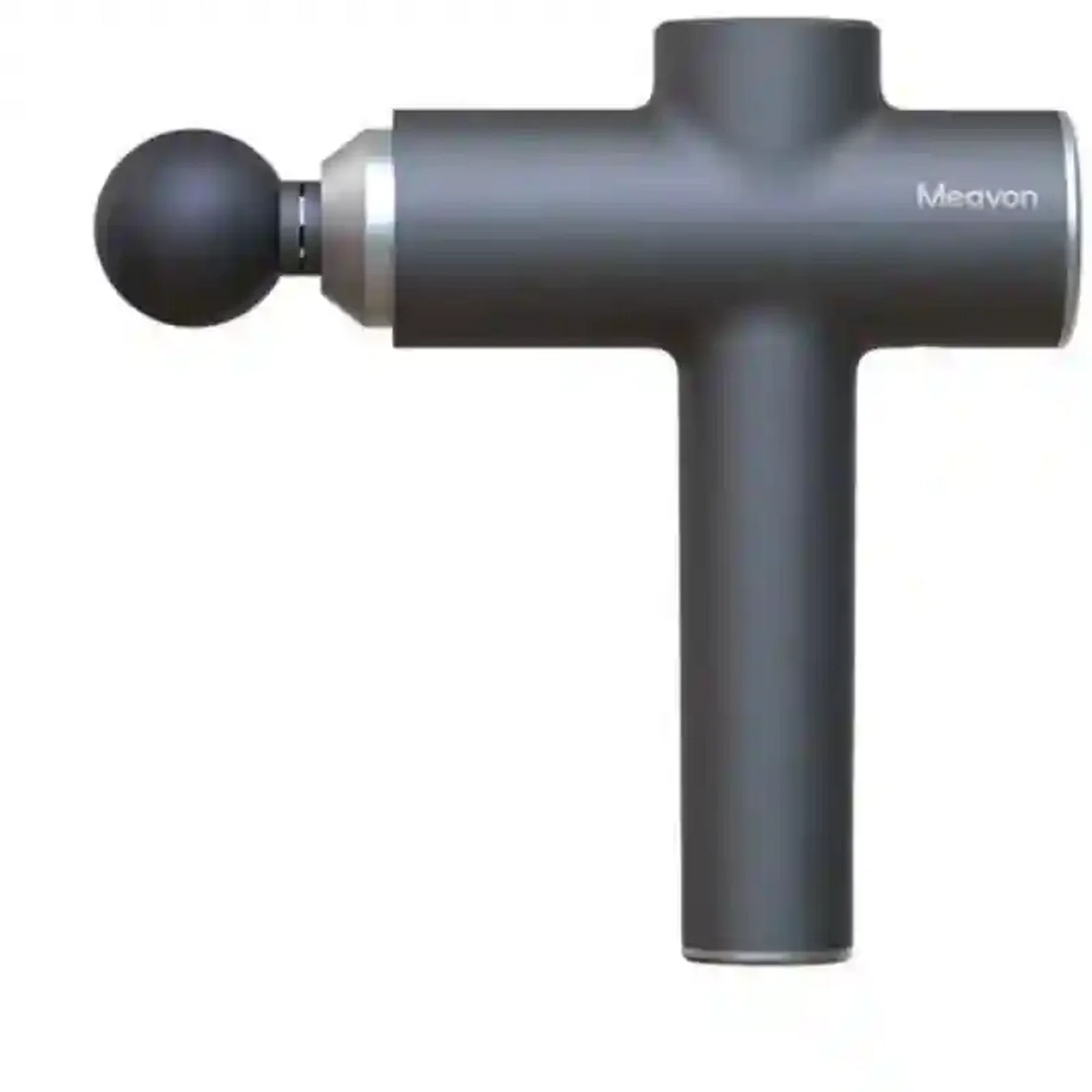 نمای جانبی ماساژور شیائومی MEAVON MV-FG-0308 ماساژور تفنگی خاکستری MEAVON MV-FG-0308 با سری توپی