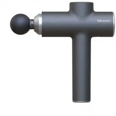 نمای جانبی ماساژور شیائومی MEAVON MV-FG-0308 ماساژور تفنگی خاکستری MEAVON MV-FG-0308 با سری توپی