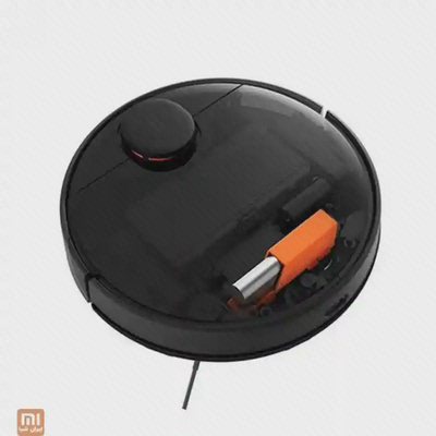 ساختار داخلی جارو رباتیک شیائومی Mop P نمای گرافیکی داخل جارو رباتیک مشکی Mi Vacuum Robot Mop P