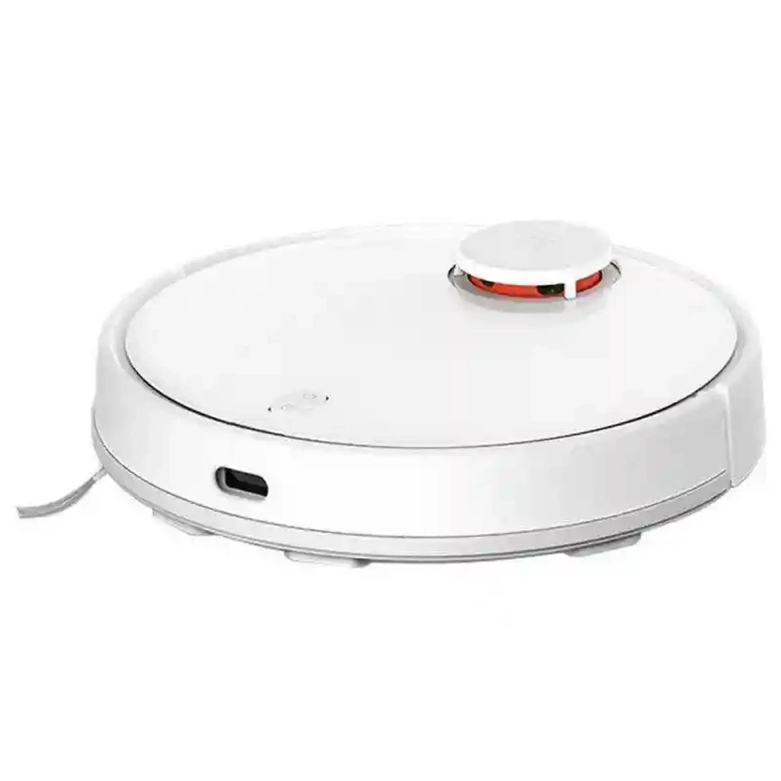 نمای بدنه جارو رباتیک Xiaomi Mop P سفید جارو رباتیک سفید شیائومی Mi Vacuum Robot Mop P از نمای سهرخ