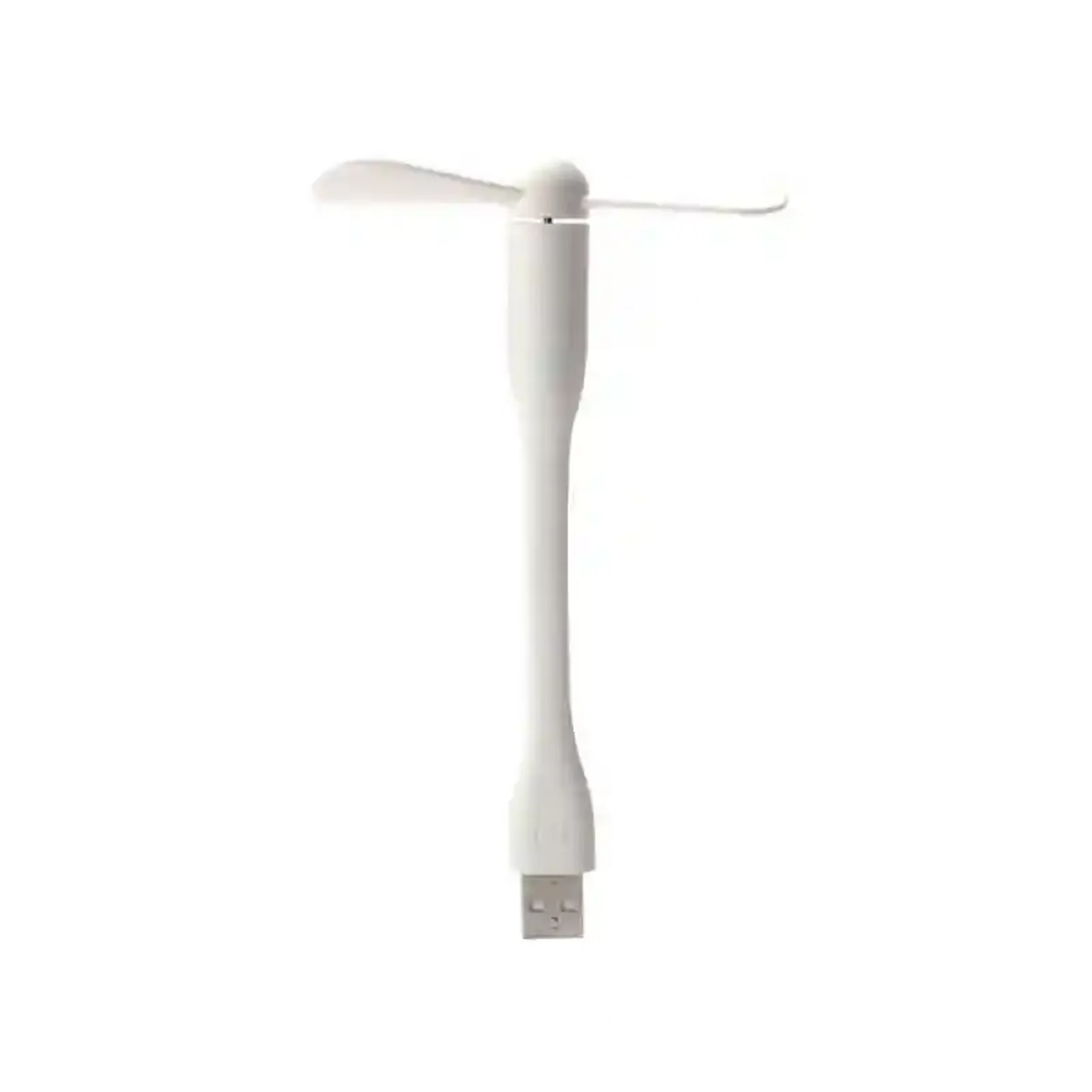 نمای اصلی پنکه پرتابل Xiaomi USB Fan سفید پنکه همراه USB شیائومی سفید با گردن انعطافپذیر و پروانه دوپره