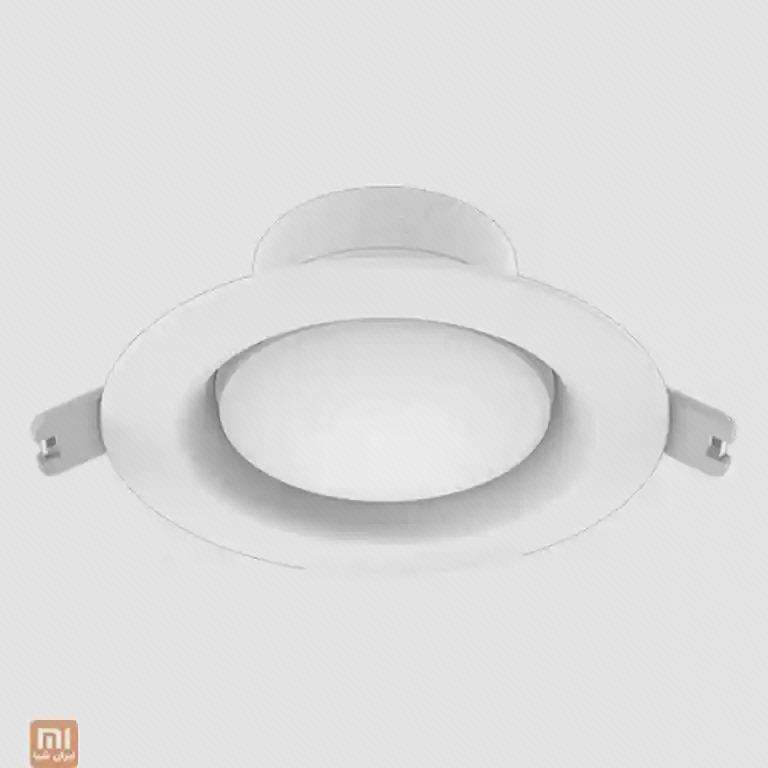 نمای اصلی چراغ سقفی توکار Yeelight YLSD03YL نمای زاویهدار لامپ سقفی توکار شیائومی Yeelight YLSD03YL سفید