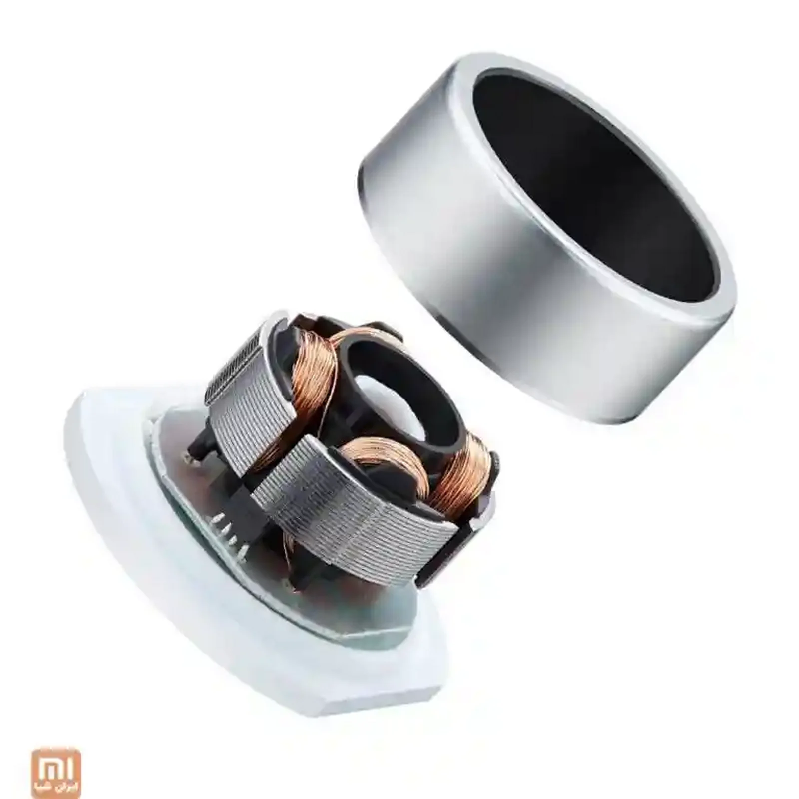 نمای انفجاری موتور پنکه رومیزی شیائومی Solove JP-F01 با سیم‌پیچ مسی