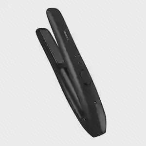 اتو مو شارژی مشکی شیائومی YueLi HS-523BK در حالت باز روی زمینه سفید