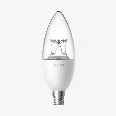 لامپ شمعی هوشمند Philips Rui Chi شیائومی با حباب شفاف و پایه پیچی