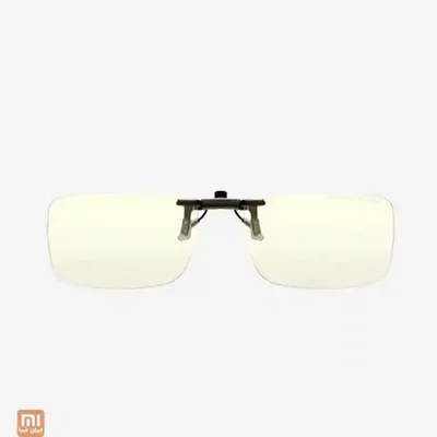نمای جلویی کلیپس عینک Xiaomi TS Clip On کلیپس عینک محافظ چشم شیائومی TS Clip On با لنز مستطیلی زرد روشن