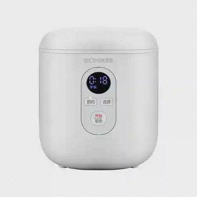 پلوپز سفید شیائومی QCOOKER QF1201 با نمایشگر دیجیتال و پنل دکمه‌ای