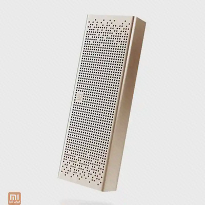 اسپیکر مستطیلی نقره‌ای شیائومی Square Box 2 با توری سوراخ‌دار فلزی