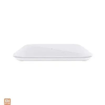 ضخامت بدنه ترازو Xiaomi Mi Scale 2 نمای جانبی باریک ترازو هوشمند شیائومی Mi Scale 2 سفید