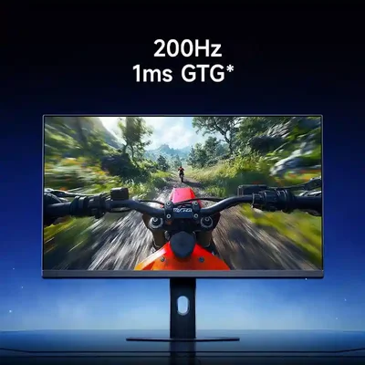 نرخ نوسازی 200 هرتز و زمان پاسخ 1 میلی‌ثانیه مانیتور Redmi G27