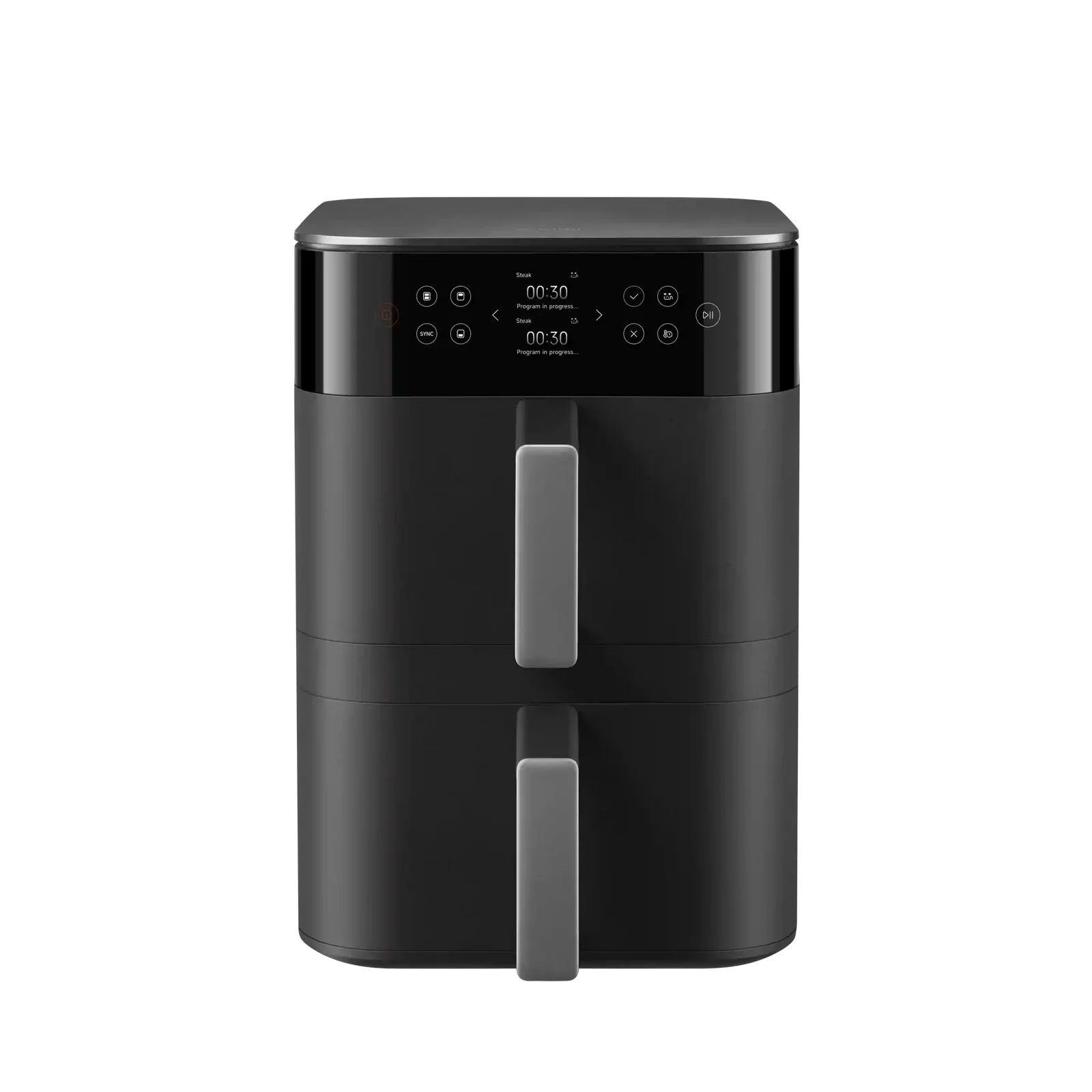 نمای اصلی سرخکن شیائومی MAF-DS1201 سرخ کن بدون روغن مشکی Xiaomi MAF-DS1201 ظرفیت 12 لیتر با دو سبد