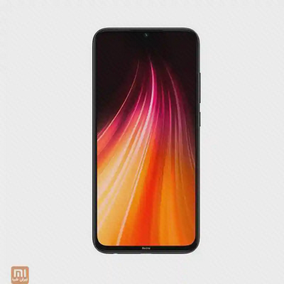 گوشی شیائومی Redmi Note 8 ظرفیت ۱۲۸ گیگ با نمایشگر نارنجی و قرمز