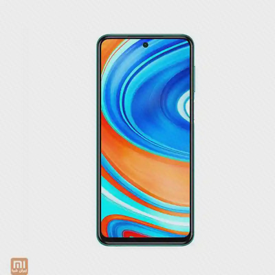 گوشی شیائومی Redmi Note 9 Pro با نمایشگر آبی نارنجی و دوربین سلفی مرکزی