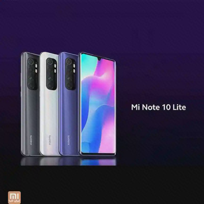 رنگبندی گوشی Xiaomi Mi Note 10 Lite گوشی Mi Note 10 Lite شیائومی در رنگهای مشکی سفید و بنفش