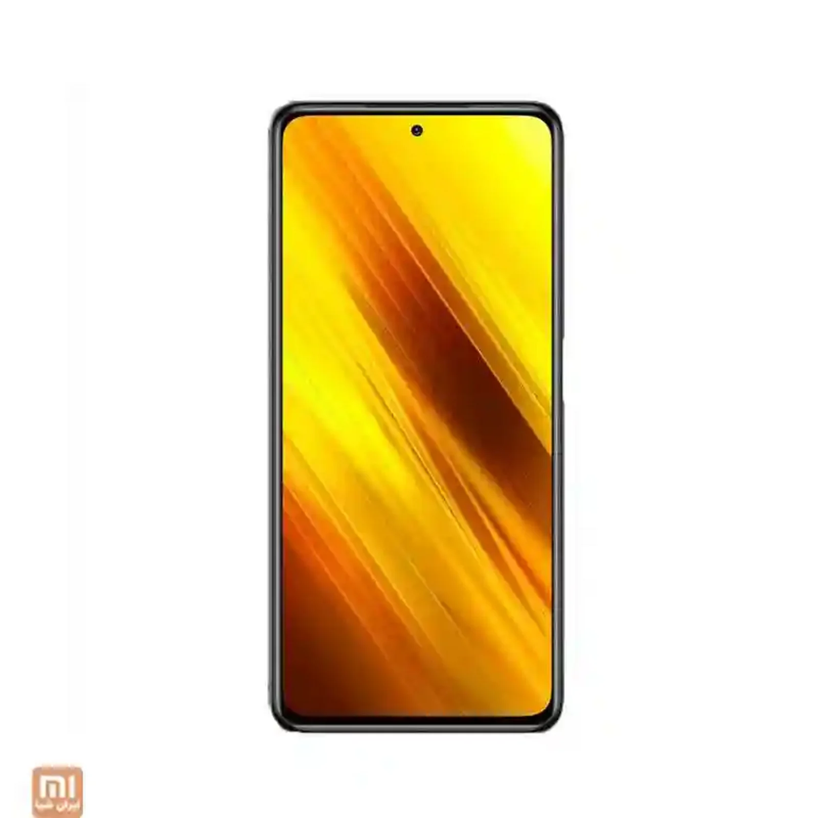 نمای جلوی گوشی Xiaomi Poco X3 NFC گوشی شیائومی Poco X3 NFC با نمایشگر تمامصفحه و دوربین سلفی مرکزی