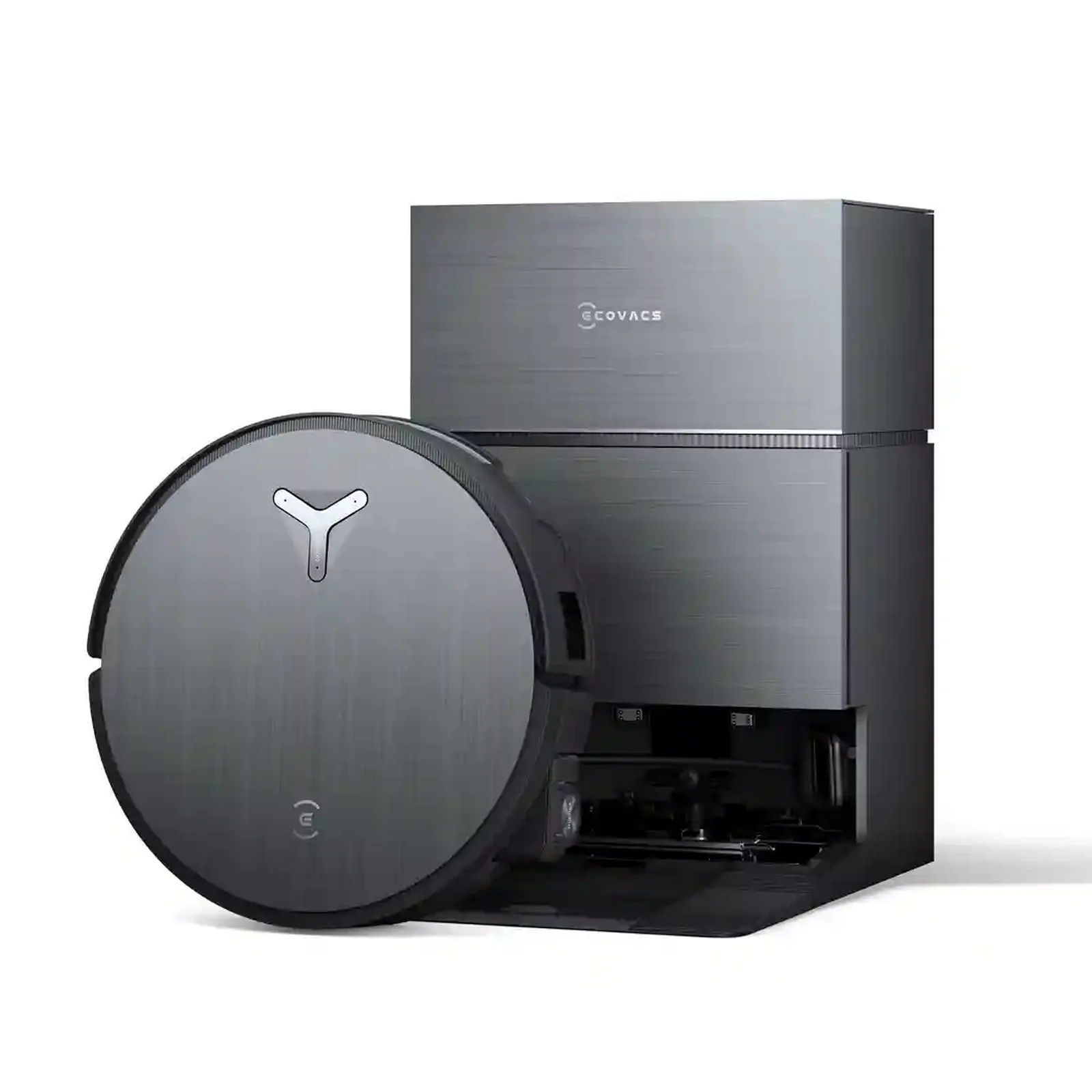نمای اصلی جارو رباتیک اکووکس X11 Pro Omni جارو رباتیک ECOVACS X11 Pro Omni همراه ایستگاه شستوشو و شارژ مشکی