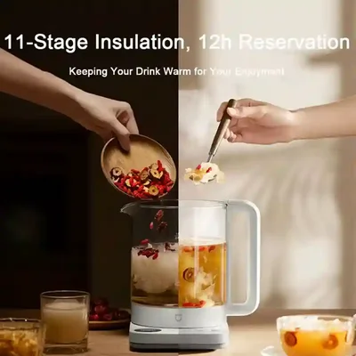 گرم نگهداری ۱۱ مرحلهای و رزرو ۱۲ ساعته Mijia N1 تنظیم گرم نگهدار کتری Xiaomi Mijia N1 برای دمنوش و نوشیدنی گرم