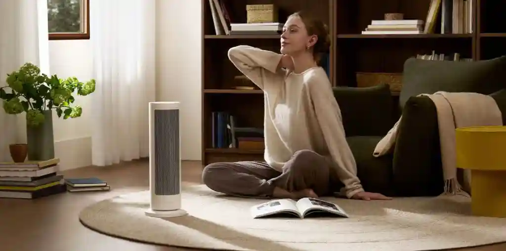 بخاری هوشمند فن دار شیائومی مدل LSNFJ04ZMEU Xiaomi Fan Heater - چرخش 70 درجهای برای گرمایی همهجانبه