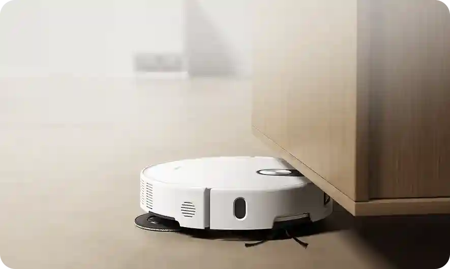 جارو رباتیک شیائومی Xiaomi Robot Vacuum 5 - رادار هوشمند تاشو dToF: دسترسی به فضاهای کمارتفاع برای نظافت عمیقتر