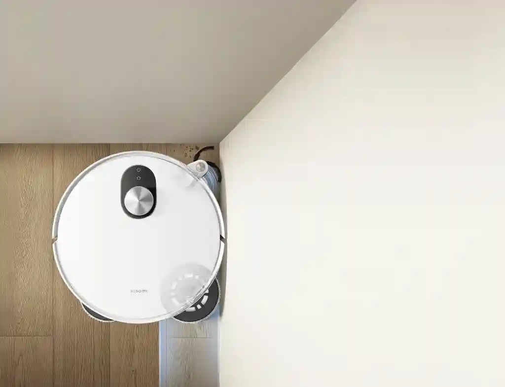 جارو رباتیک شیائومی Xiaomi Robot Vacuum 5 - طراحی دوگانه برای تمیزکاری دقیق لبهها
