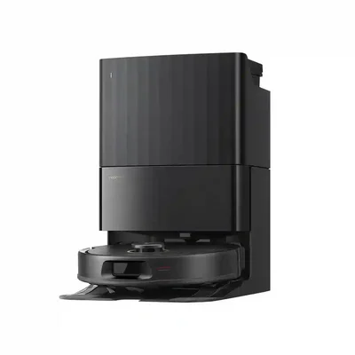 جارو رباتیک Roborock Qrevo 5AE مشکی همراه ایستگاه شست‌وشو و تخلیه