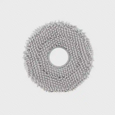 پد تی میکروفایبر Roborock Saros 10R پد تی دایرهای خاکستری جارو رباتیک Roborock Saros 10R با الیاف متراکم