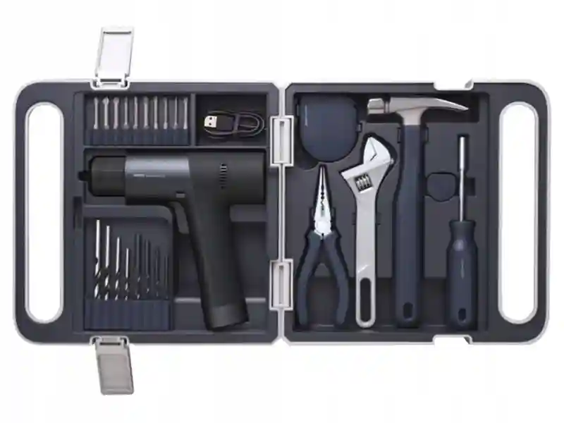 جعبه ابزار شیائومی مدل Hoto Brushless Drill Kit QWDZGJ001 - ست ابزار HOTO QWDZGJ001 ( شامل 9 قطعه )