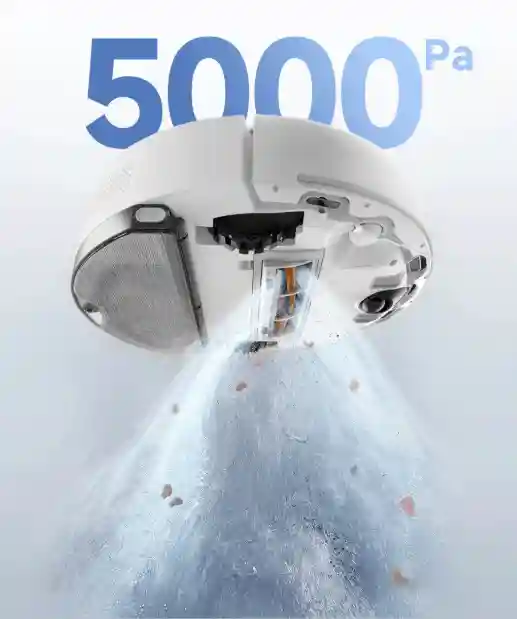جارو رباتیک شیائومی مدل Xiaomi Robot Vacuum S40C - جمعآوری سریع ذرات و موها با مکش قدرتمند 5000 پاسکال
