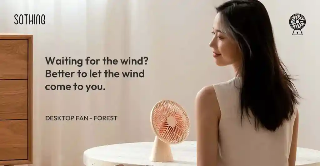 پنکه شارژی شیائومی مدل Sothing Forest Desktop Fan - امکانات ویژه
