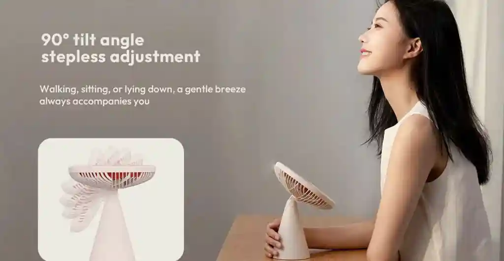 پنکه شارژی شیائومی مدل Sothing Forest Desktop Fan - طراحی و کیفیت ساخت