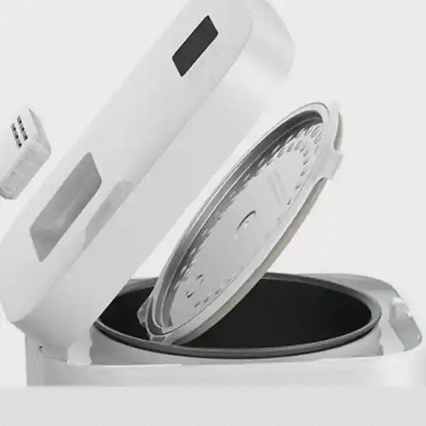 محفظه داخلی پلوپز ۴ لیتری Xiaomi MFB090-1 درپوش باز پلوپز شیائومی MFB090-1 با دیسک داخلی و دیگ مشکی