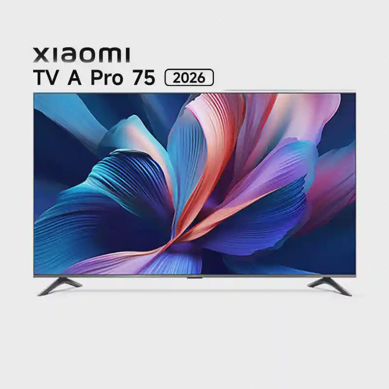 تلویزیون هوشمند شیائومی TV A Pro 75 اینچ 2026 با پایه‌های دوطرفه
