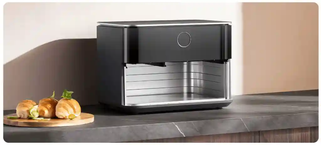 هواپز بدون روغن چند منظوره شیائومی مدل Xiaomi Dual Zone Air Fryer 10L MAF-D1001 - پخت هم‌زمان 3 غذا - نمای 8