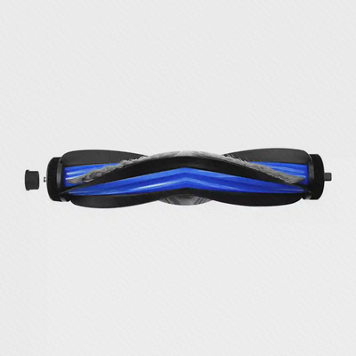نمای کامل برس مرکزی اکووکس X8 Pro Omni برس اصلی جارو رباتیک ECOVACS X8 Pro Omni با تیغههای لاستیکی آبی و مشکی