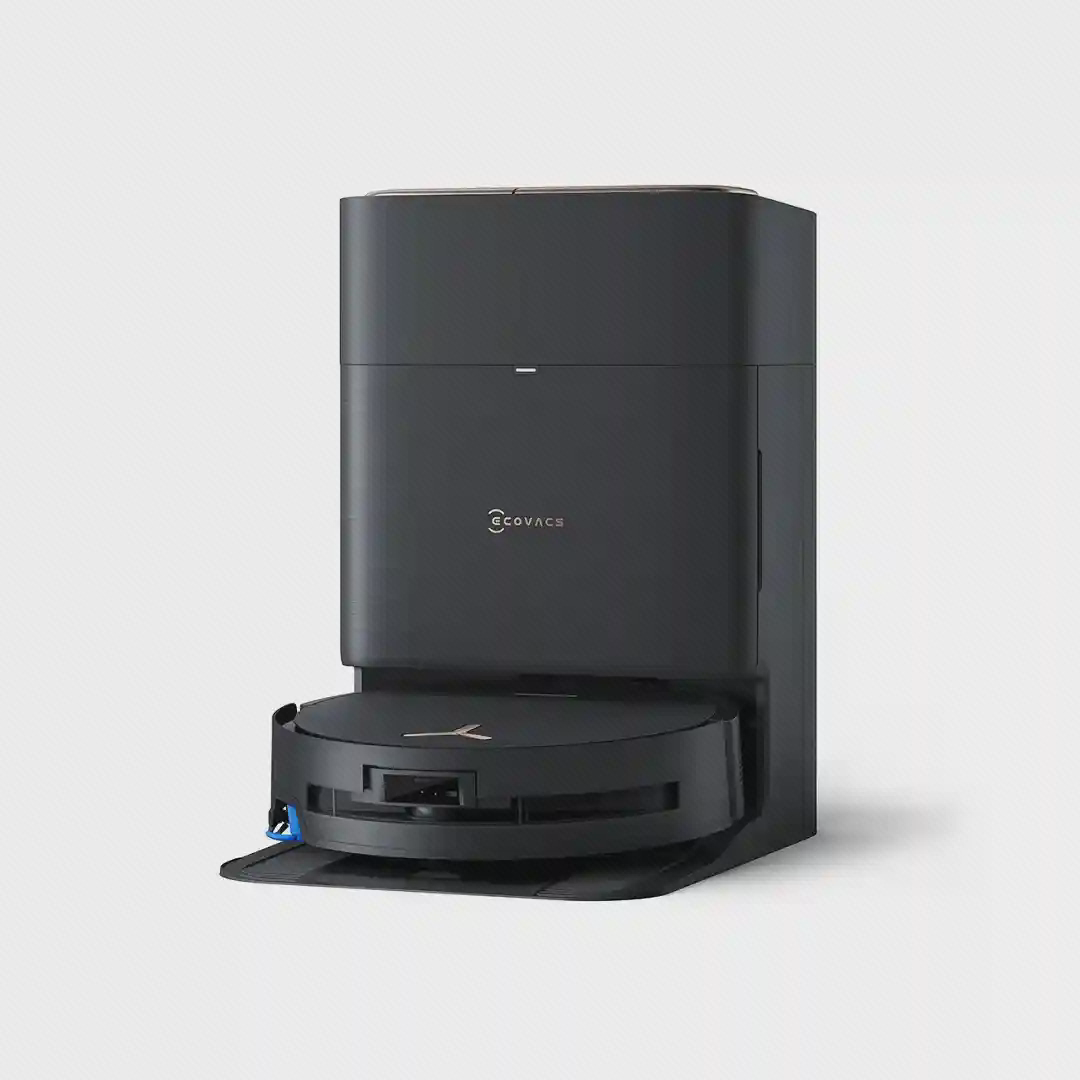 جارو رباتیک مشکی ECOVACS X9 Pro Omni داخل ایستگاه چندمنظوره